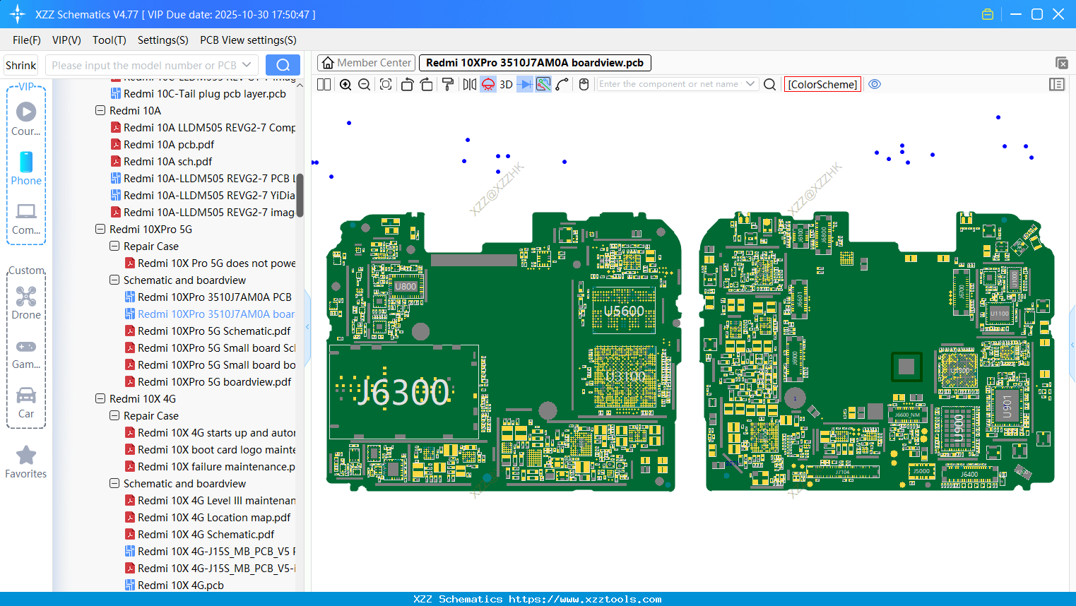 Xiaomi Redmi 10XPro 3510J7AM0A Boardview